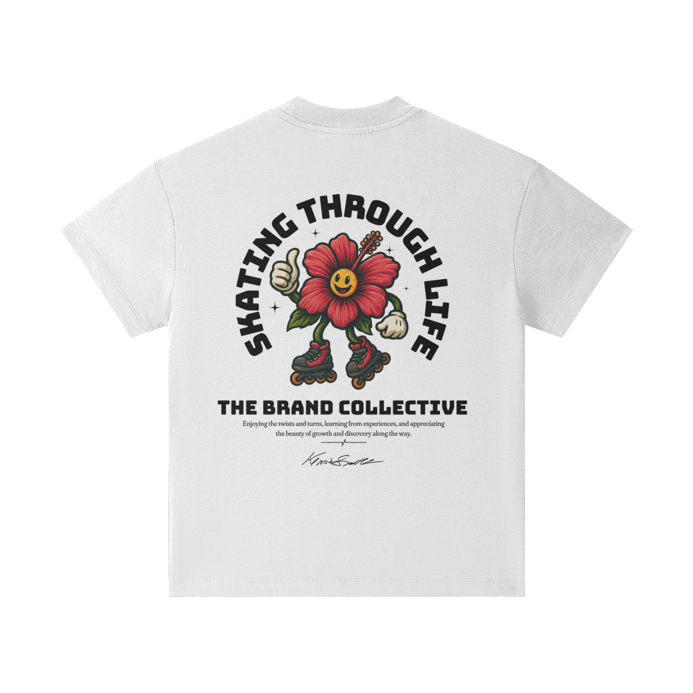 I Am x Kennis Skate Kids' T-shirt White