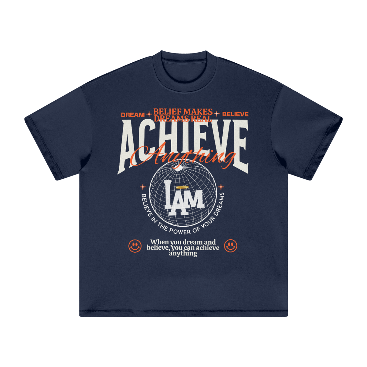 Achieve Anything Heavyweight T-Shirt – I AM The Brand