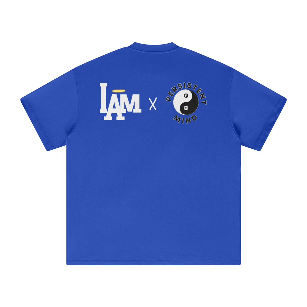 I AM x ThatAsianPete Heavyweight T-Shirt Blue