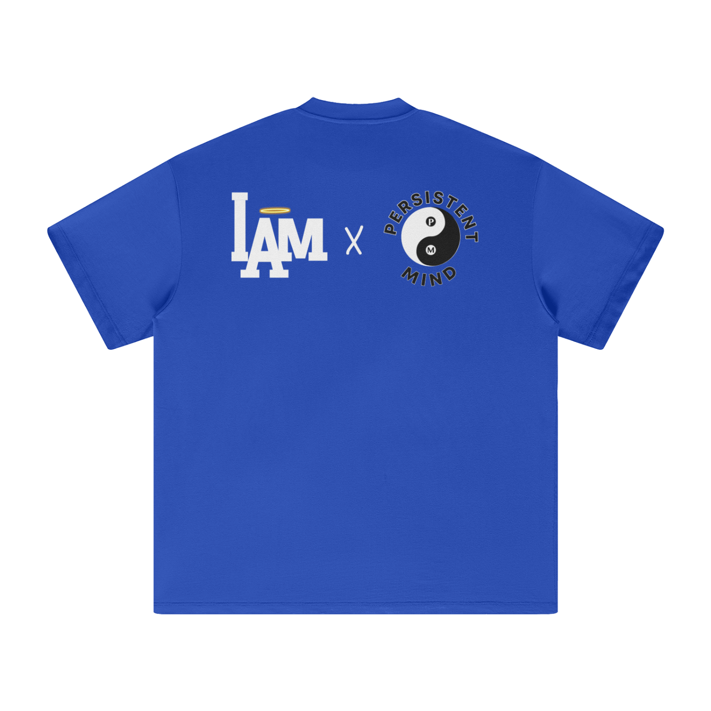 I AM x ThatAsianPete Heavyweight T-Shirt Blue