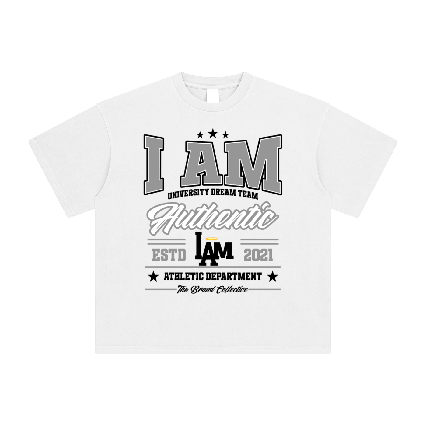 I Am Authentic Gray Colorway Tee