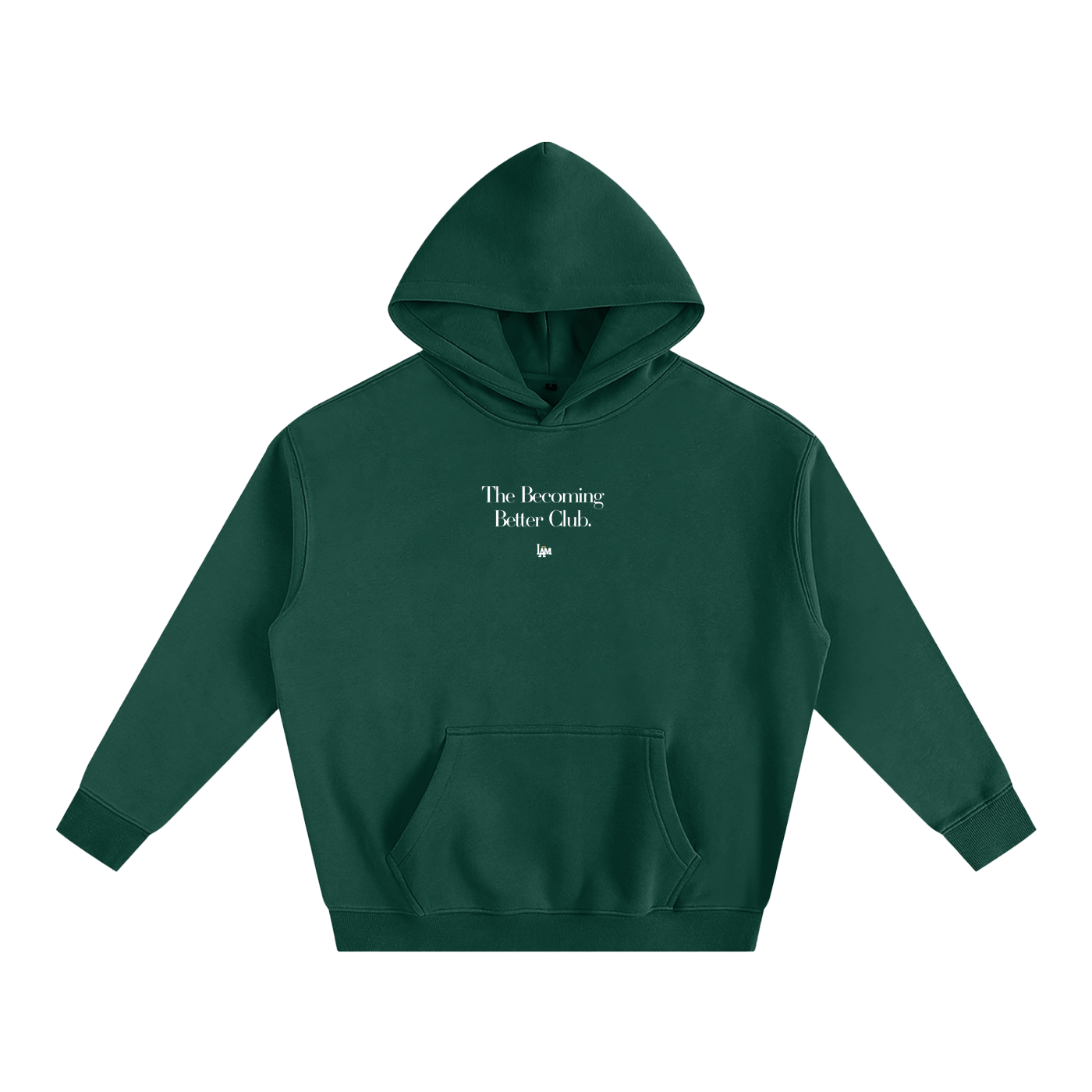 I Am Becoming Better Club Oversize Fleeced Hoodie