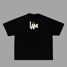 Load image into Gallery viewer, I AM GREATNESS IN ACTION BLACK TEE
