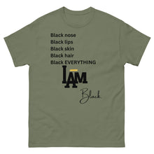 Load image into Gallery viewer, I AM BLACK EVERYTHING TEE
